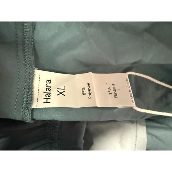 NWT Halara Midi dress drawstring ruffles Stone Blue XL - Picture 4 of 12